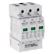 OBO - Descargador Bettermann V20-C 3PH-600 tripolar tipo 2 600V cc 5094605