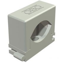 OBO - 100 Stück Reihen-Druckschelle Typ 2037, 3 - 7 mm, lichtgrau - lichtgrau