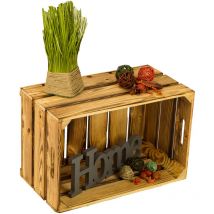 Obstkisten 'Elfriede' geflammt neu ohne