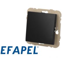 Obturateur noir mat Efapel Logus 90