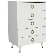 Wellhome - Occasa Solace 90.6x50x37,5 cm - blanc solace Commode 90,6x50x37,5 cm - Blanc - Blanc