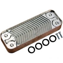 Echangeur sanitaire 12 plaques, Saunier Duval compatible, Ref.S1016600