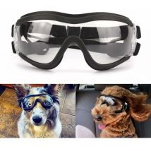 Peny - Occhiali per cani Occhiali da sole per animali domestici Protezione per gli occhi antivento impermeabile per cani di taglia grande e media