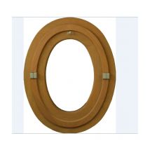Gd Menuiseries - occhio di manzo ovale h 90 x l 60 - legno (dimensioni tabella)