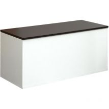 Temahome - Symbiosis Knight Panca contenitore, bianca e nera, 89x39,2x43,2 cm