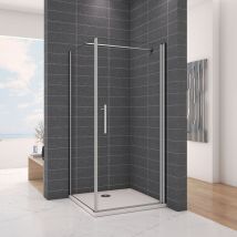 OCEAN Cabine de douche 100x80x197cm en 6mm verre anticalcaire modèle de Vécoutis