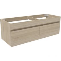 Ocean Meuble de rangement avec 2 portes ouvrantes, 120 x 45 x 40 cm, Chêne