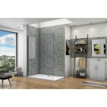 Océan paroi de douche 150x200cm en 8mm verre anticalcaire paroi latérale douche italienne