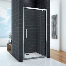 OCEAN Porte de douche 76x185cm en 6mm verre securit insinstallation en angle modèle d'Ansa
