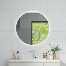 Ocean Specchio Da Bagno Con Led 100x100cm,dimmerabile, Antiappannamento,memoria,ip44, Vetro Hd,doppio Interruttore,orizzontale/verticale