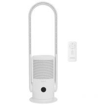 Oceanic - Ventilateur Purificateur d'Air avec filtre - Sans pale - Oscillation - 35W - H.80 cm - Minuterie 8h - Télécommande