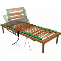 Rete atp Motorizzata a Doghe 120x190 cm in Faggio Naturale 38 mm Dormidea Oceano