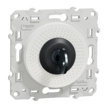 Schneider - interrupteur à clé - 3 positions - odace - blanc electric s520286 - Blanc
