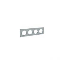 Plaque odace styl 4p gris h/v