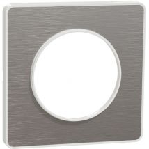 Odace Touch plaque horiz./vert. entraxe 71mm SCHNEIDER Nombre de Poste: 1 - Entraxe en mm: 71mm - Gamme: translucide blanc - Prix public: 21,41