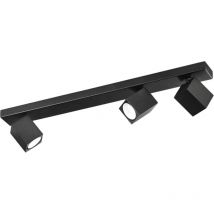 Oddy verstellbare schwarze quadratische LED-Wandleuchte 3xGu10 Perenz