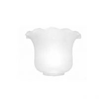 Mini abat-jour en verre mat ODEON avec bouche de 4,5 cm
