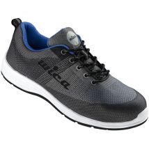 WICA Sicherheitsschuhe ODIEL Halbschuhe Gr. 47 grau/blau EN ISO 20345 S1P SRA – atmungsaktiv, rutschhemmend, korrosionsfreie Stahlkappe