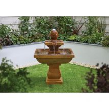 Easy Fountain Impressions Odyssey Tiered Garden Water Feature Stone Effect