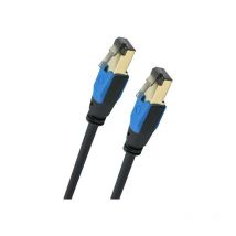 Oehlbach - D1C19351 RJ45 Câble réseau, câble patch cat 8.1 0.50 m noir 1 pc(s) S633652