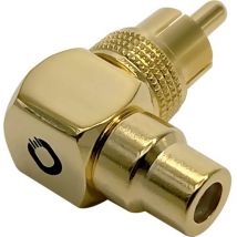 Sound-AD 90 Adattatore angolato rca [1x Spina rca - 1x Presa rca] - Oehlbach