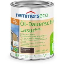 Remmers - l-Dauerschutz-Lasur [eco] palisander, 0,75 Liter, Öko Holzlasur für innen und außen, ökologisch, nachhaltig, vegan, bienenverträglich