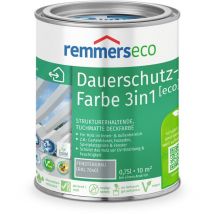 L-Farbe [eco] fenstergrau (ral 7040), 0,75 Liter, Öko Farbe für Holz innen und außen, mit 3fach Schutz, nachhaltig, umweltfreundlich - fenstergrau