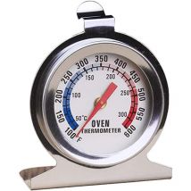 Dpzo - Ofenthermometer, 300 °C/ 600 °F Thermometer zum Kochen von Lebensmitteln in der Küche, Edelstahlthermometer für Holzofen, Brotbackofen, Gebäck