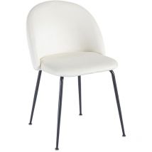 Packs Sillas Comedor - Pack 2 Sillas Black Dalnia Terciopelo - Beige