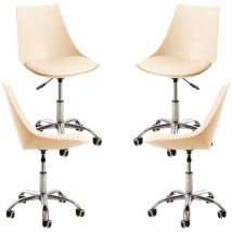 Packs Sillas - Pack 4 Sillas Blok Office - Beige