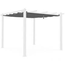 Alice's Garden - Replacement 3x3m pergola canopy roof, Condate, Grey
