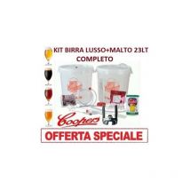 Offerta kit di fermentazione birra 'lux lusso'+malto coopers 23LT artigianale