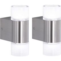 Lot De 2 Trio Led Applique Murale Rl181, Spot Lampe Murale, Ampoules Incluses