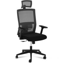 Fromm&starck - Office Chair Executive Chair Swivel Desk Chair Mesh Back Headrest 150kg Black