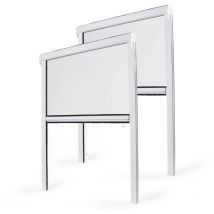 Zanzariera Tagliabile pvc Bianco - l 130 x h 160 cm - Set 2