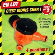 Offre en lot : lot de 2 bi-passe robinets
