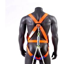 Harnais antichute double en nylon, harnais d'escalade, harnais complet de protection contre les chutes en hauteur, harnais réglable