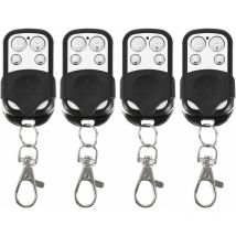 Umnuou - Lot de 4 télécommandes universelles pour porte de garage électrique 433 MHz