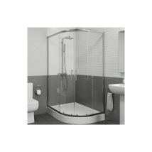 Offset Quadrant Shower Enclosure 1200x800mm Easy Plumb Tray (Right Entry) 8mm Glass