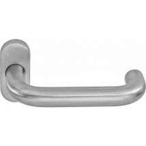 Drückerlochteil premium 8100/6620 - mit Rosette, Edelstahl matt - Ogro