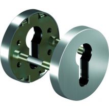 PZ-Rosette, Rund, Edelstahl pr 6612 fs mit Schrauben TS=35-50 mm - Ogro