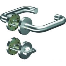 Ogro - Rosettengarnitur Pure Kl. 3 U-Form 8100/6501/6612, Alu F1, wc