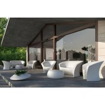 Zstyle - Ohla Sofa Nero perla divano seduta di design originale Plust interno esterno moderno divanetto polietilene giardino piscina bar hotel mare