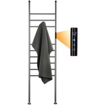 Elektrisch Handtuchheizkörper 110W 45-70°C Intelligentes wifi Freistehende Handtuchleiter mit Timer 1-24HGrau - Oihpaw
