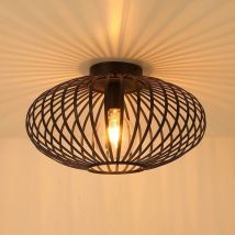 Oihpaw - Lampara de Techo Retro E27 Interior Iluminación Araña de Suspensión Industrial para Dormitorio Loft Restaurante