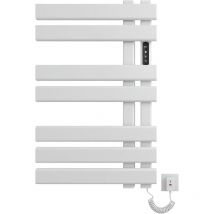 Oihpaw - Sèche-serviettes électrique - 235 w - 450x720 mm - Écran tactile led - Minuterie - Température réglable - Blanc droitBlanc à Droite