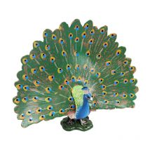 Oiseau Sauvage Modèle Jouet Simulation Collection De Jouets D'animaux Miniatures Figurine Modélisme Paon Modèle Animal Ornements pour La Maison