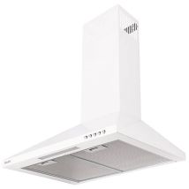 SMAART – Hotte décorative Okap maan vela 2 60 – Largeur 600 mm, Classe D, 305 m³/h, 3 vitesses, 69 dB, Acier blanc