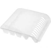 OKT - keeeper Bandeja escurreplantos, 39,5x39,5x8 cms, Natural (transparente), colección Pascale