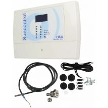 Le Sanitaire - oku Suncontrol Régulat. t° de différence complet avec 2 sondes et doigt de gant
